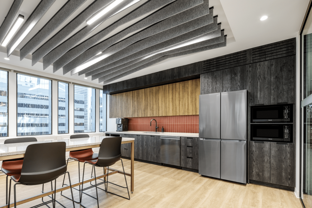 PWT Lighting - London Office with Linear & Panel systems